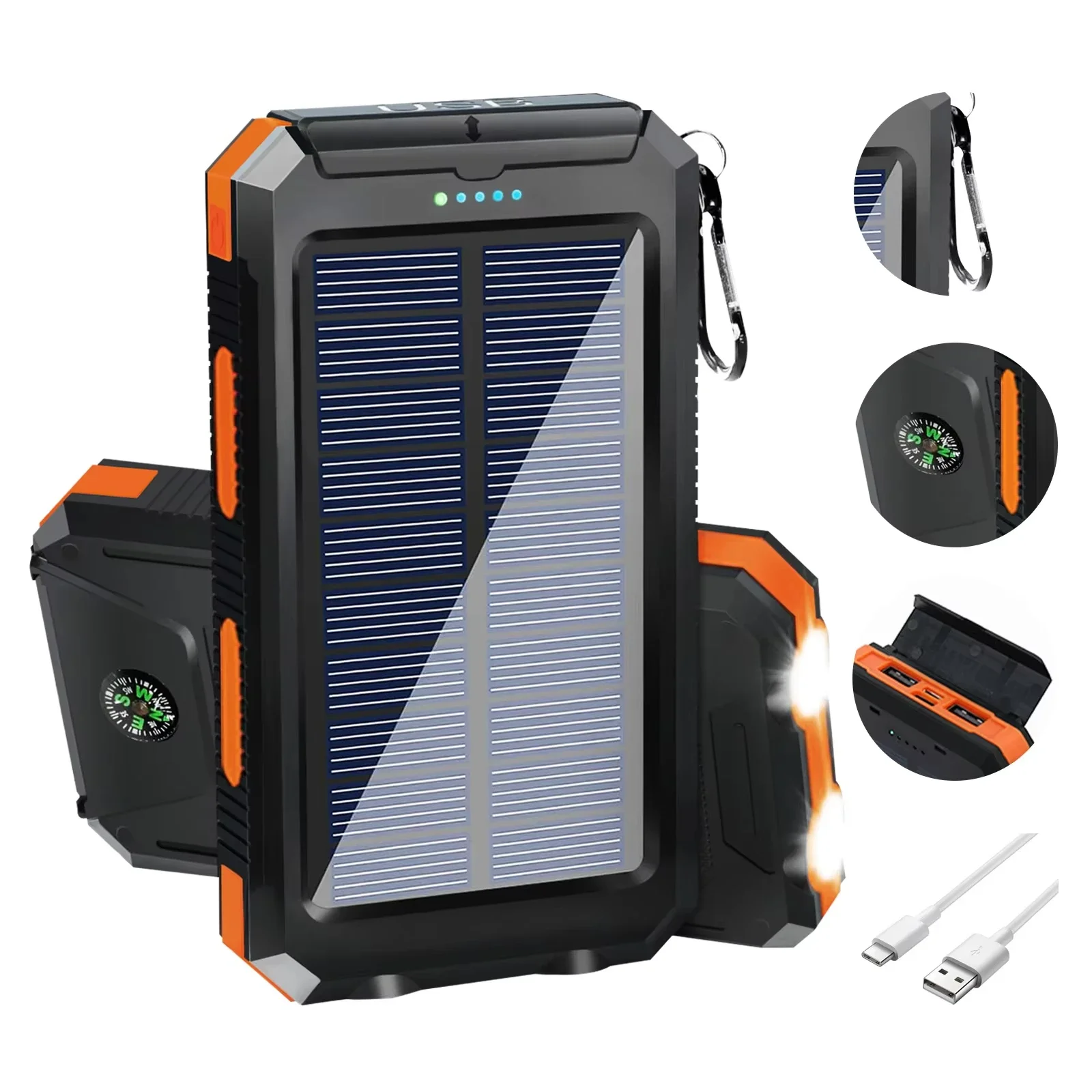 พาวเวอร์แบงค์พลังงานแสงอาทิตย์ - Solar Emergency Charger บทวิจารณ์และราคา